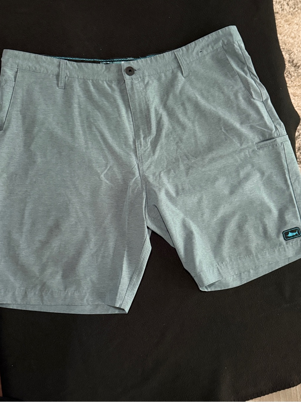 Pelagic Men's Teal Hybrid Shorts